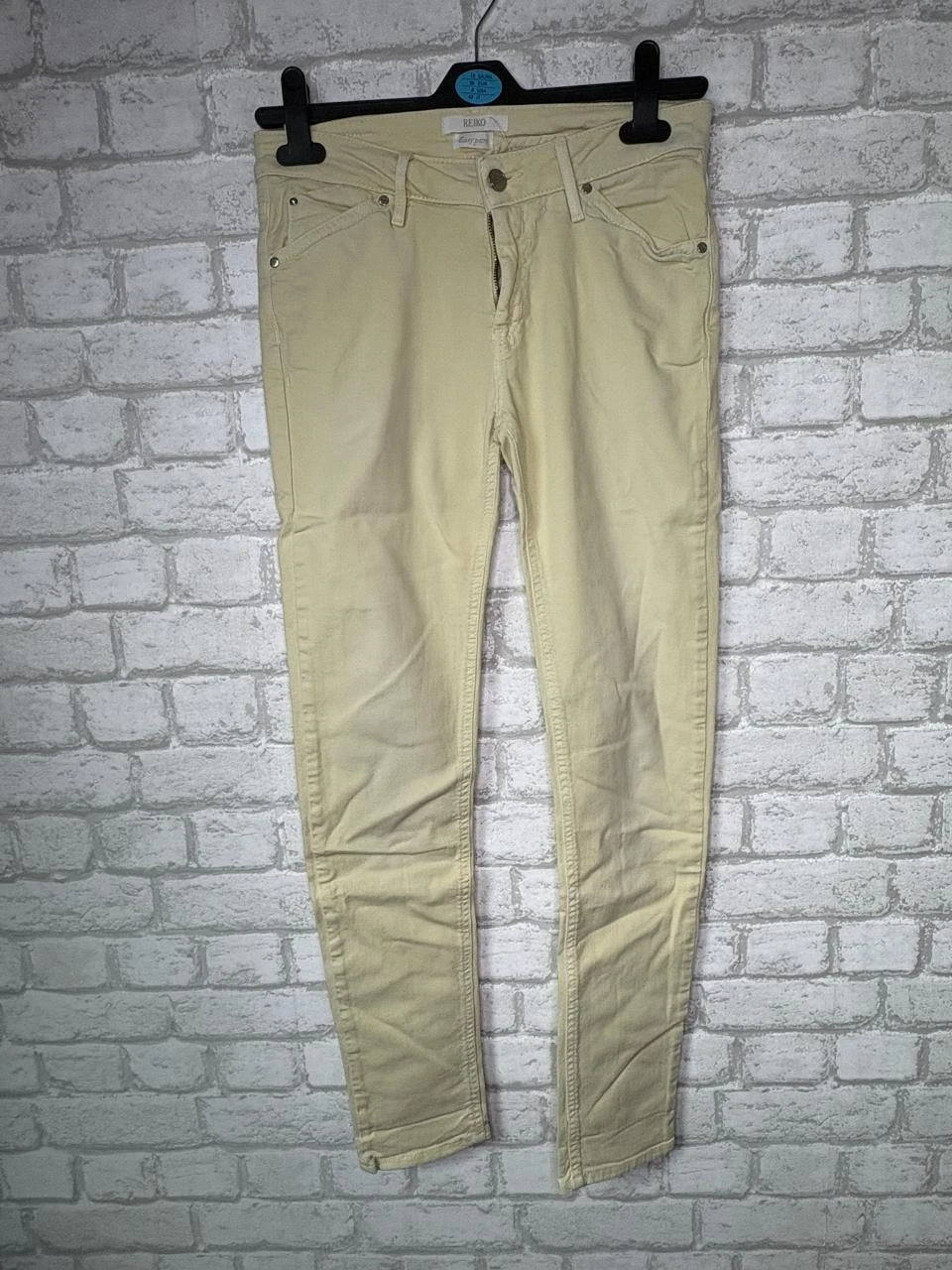 Jeans vert pâle Reiko 34